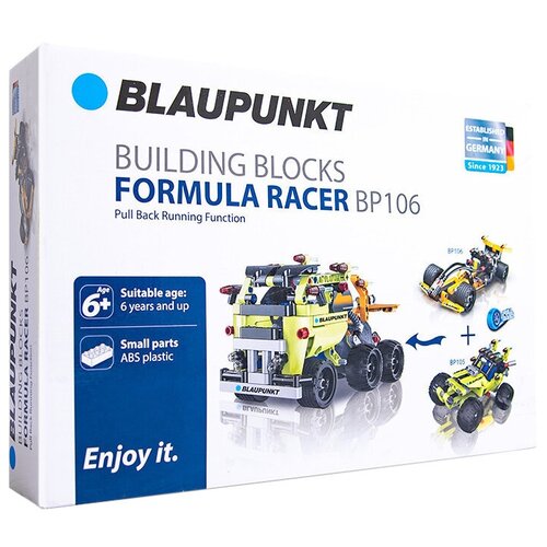 Конструктор Blaupunkt Building Block BP106 Formula Racer Pull Back, 159 дет.