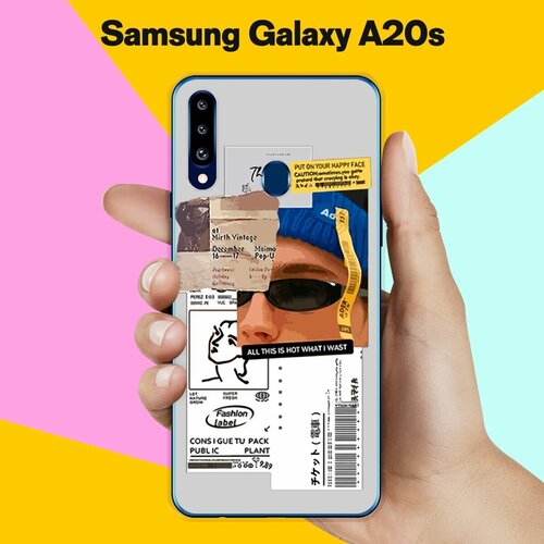 Силиконовый чехол на Samsung Galaxy A20s Pack / для Самсунг Галакси А20с силиконовый чёрный чехол для samsung galaxy a20s самсунг галакси а20с