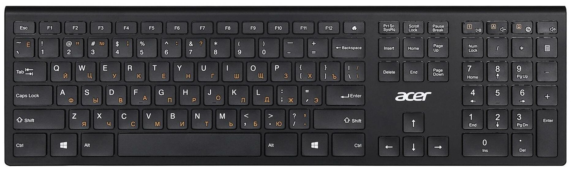 Клавиатура Acer OKR020 черный (ZL.KBDEE.004)