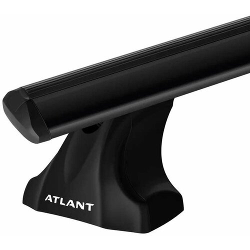 Багажник на крышу Атлант VOLVO XC90 5-дв. внедорожник, 15-... инт.рейл. (Интегрированные рейлинги) дуги алюминиевые Крыло черные