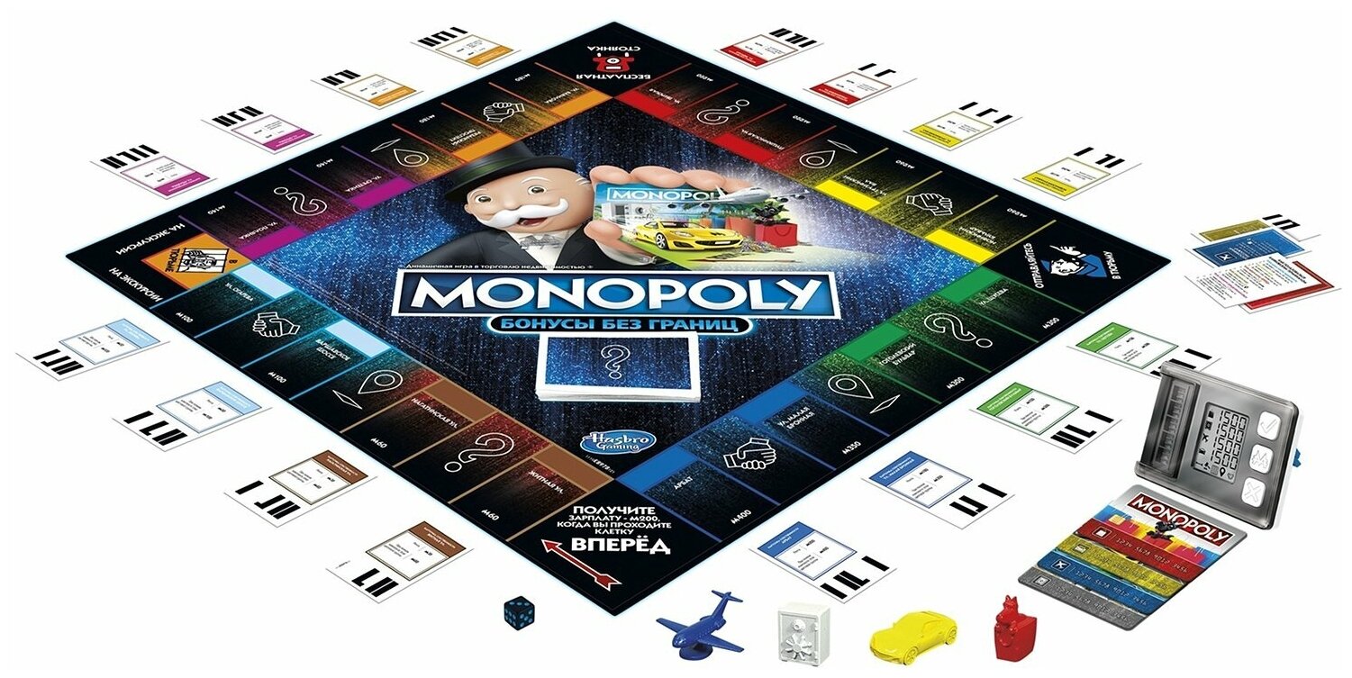 Настольная игра Hasbro Monopoly "Бонусы без границ" - фото №3