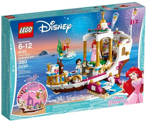 Конструктор LEGO Disney Princess 41153 Королевский корабль Ариэль, 380 дет.