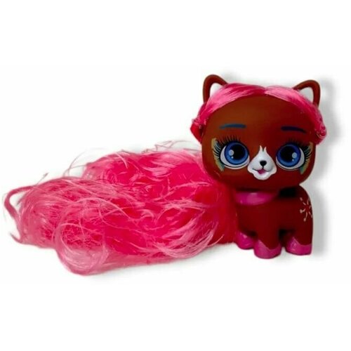 Зверьки игрушки для детей/ Цветные волосы с расческой