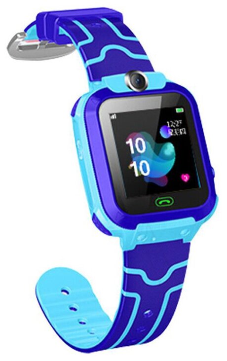 Детские умные часы Smart Baby Watch Q12, голубой/синий