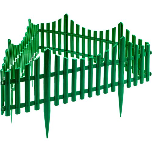 Забор декоративный PALISAD Гибкий, 3 х 0.325 х 0.24 м, зеленый забор декоративный palisad рейка 3 х 0 356 х 0 28 м зеленый