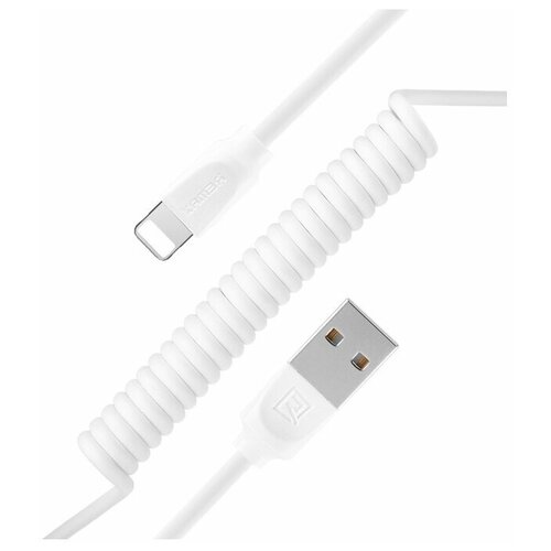 Кабель Remax USB - Lightning (RC-117i), 1 м, 1 шт., белый кабель apple mm0a3zm a usb type c m lightning m 1м белый