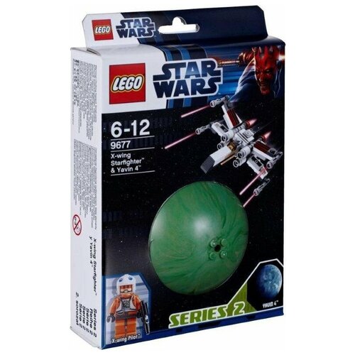 Конструктор LEGO Star Wars 9677 Истребитель X-Wing и планета Явин 4, 73 дет. sanjods universal rear wing gt wing aluminum lightweight real car spoiler clamp type trunk spoiler for sedan