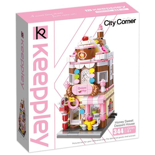 Конструктор Keeppley City Corner C0101 Сладкий десертный дом, 344 дет.