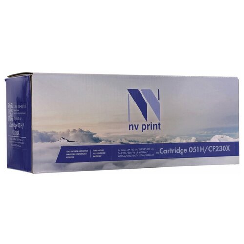 Картридж NV Print NV-051H для Canon, 4100 стр, черный картридж unitype лазерный nv print nv 051h для canon 1 шт