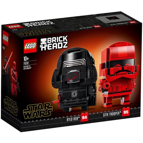 LEGO BrickHeadz 75232 Кайло Рен и штурмовик ситхов, 240 дет. конструктор lego brickheadz 41603 кайло рен