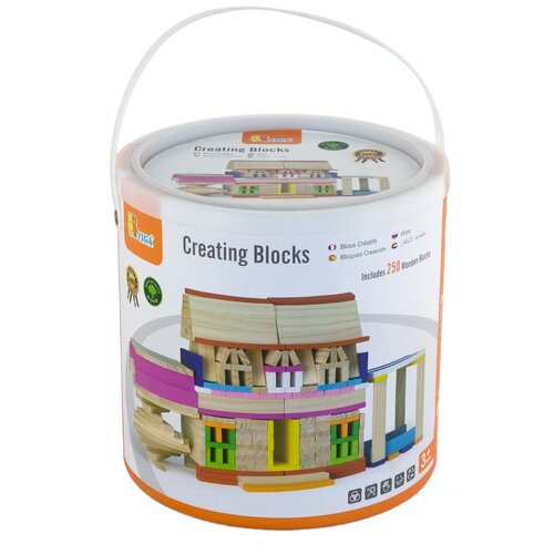 Конструктор Viga Creating Blocks 50956 Architecture Block Set, 250 дет.