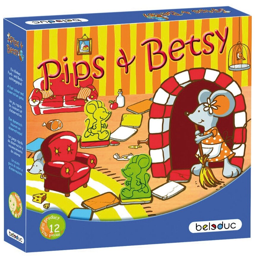 Развивающая игра Beleduc "Pips&Betsy", 34x34x6см Tiny Love - фото №1