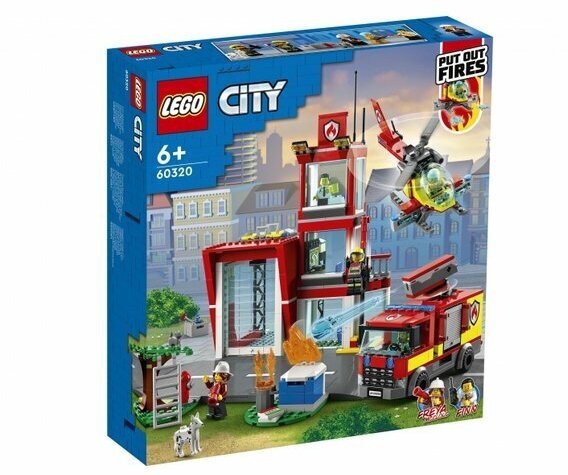 Конструктор LEGO City Пожарная часть (LEGO 60320)