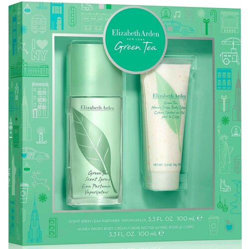 Elizabeth Arden Green Tea набор туалетная вода + лосьон для тела 100 + 100 мл для женщин