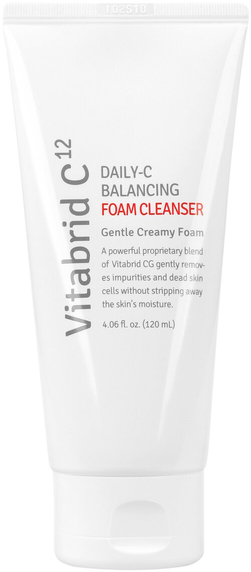 Очищающая крем-пенка Vitabrid C12 Daily-C Balancing Foam Cleanser