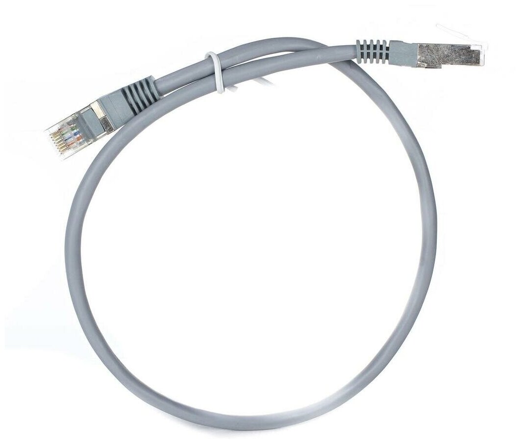 Кабель патчкорд RJ45 Telecom FTP4 Cat5e 0.5m grey NA102-FTP-C5E-0.5M, 1шт.