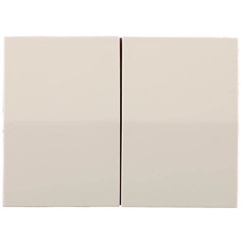 СВЕТОЗАР Эффект, без вставки и рамки, двухклавишный выключатель (SV-54434-B)