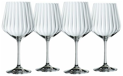 Набор из 4-х хрустальных бокалов для коктейлей Gin & Tonic, 640 мл, прозрачный, Nachtmann 102892