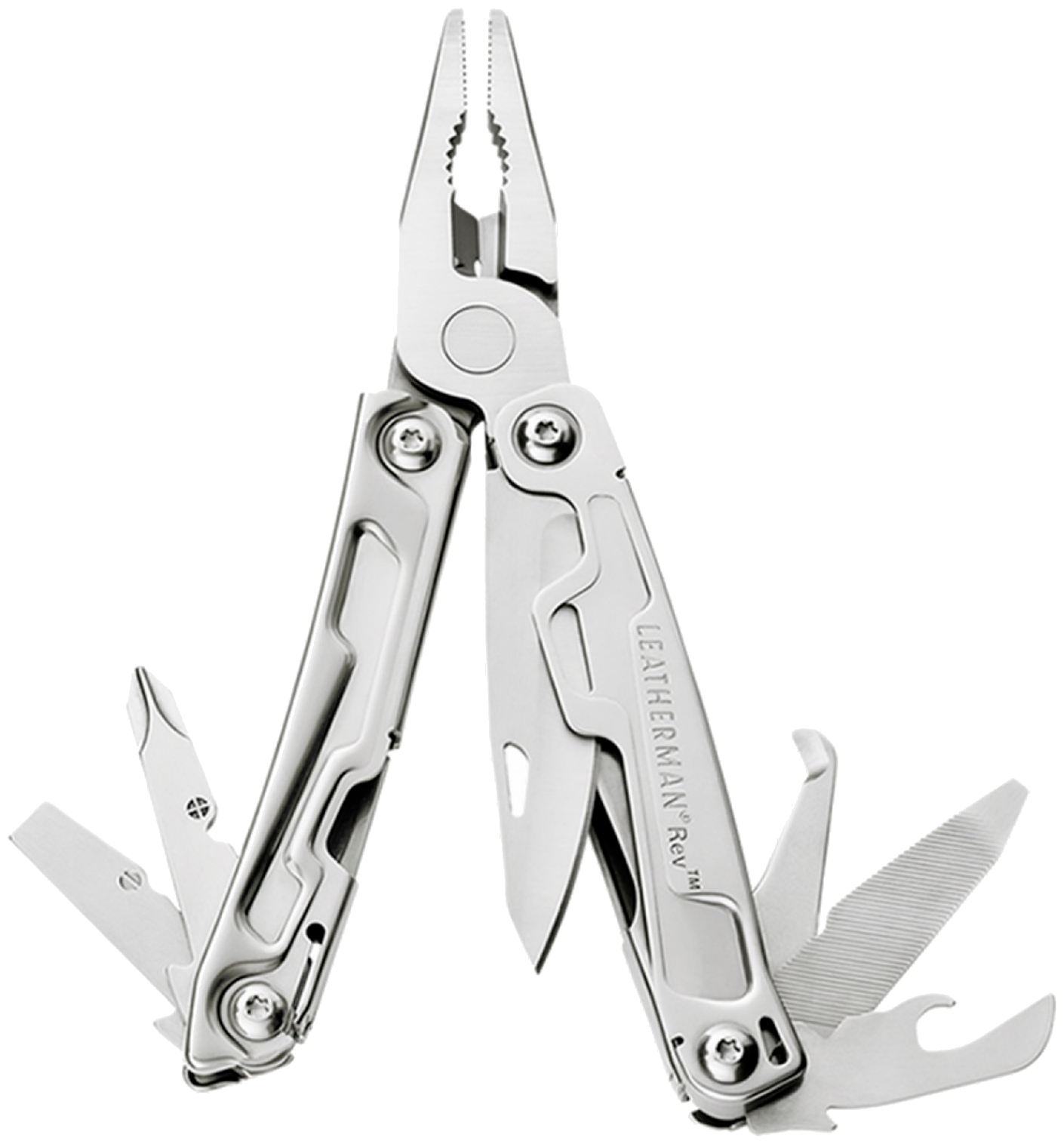 Мультитул пассатижи LEATHERMAN Rev (832130) серебристый