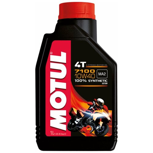 фото Синтетическое моторное масло motul 7100 4t 10w40 1 л