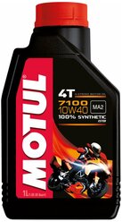 Синтетическое моторное масло Motul 7100 4T 10W40, 1 л