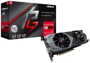 Видеокарта ASRock Phantom Gaming X Radeon RX590 8G OC (PHANTOM GXR RX590 8G OC)