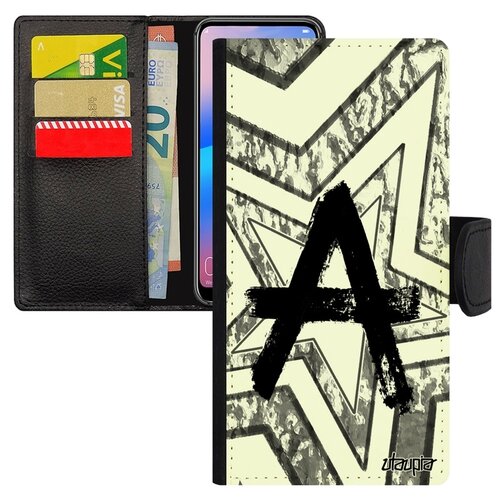 фото Чехол книжка на мобильный galaxy s7 edge, "анархия" панк хаос utaupia