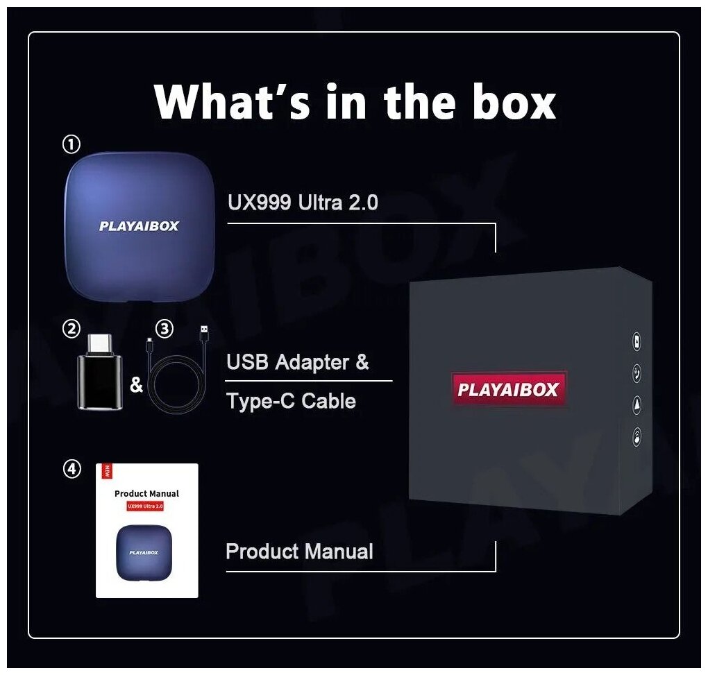 Carplay Ai Box Android 130 UX999 ULTRA 20 - 2023