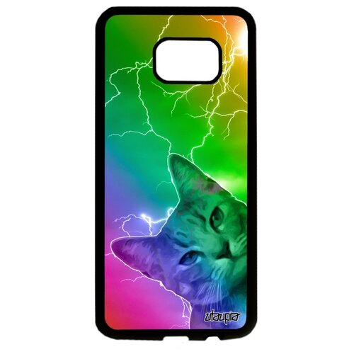 фото Чехол для смартфона samsung galaxy s7 edge, "котик" тигристый кот utaupia