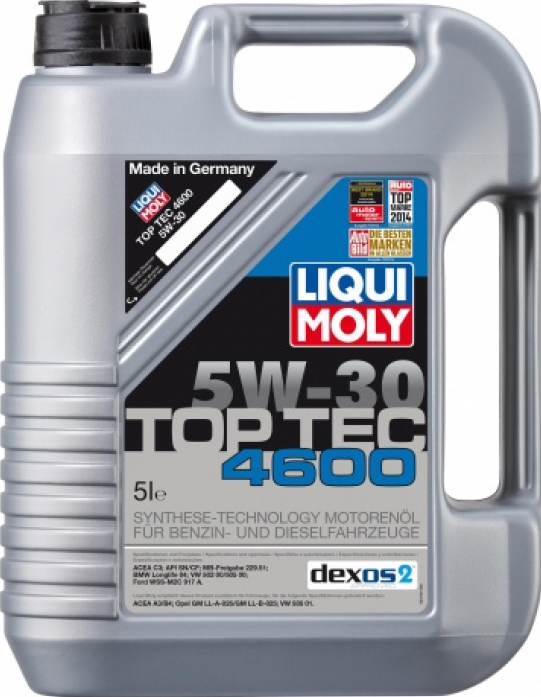 Масло моторное LIQUI MOLY Top Tec 4600 5w30 5л. 3756/8033