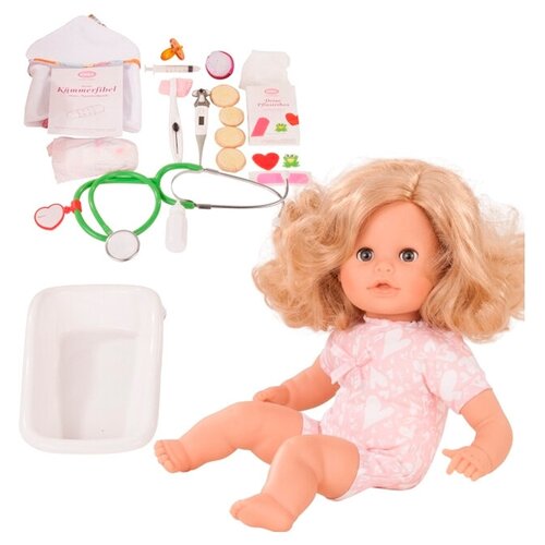 Кукла Gotz Милашка Аквини, стань доктором, 33 см, 1816063 кукла малышка лили блондинка с собачкой со светлыми волосами 16см