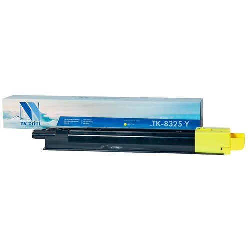 Картридж NV Print TK-8325 Yellow для Kyocera, 12000 стр, желтый картридж easyprint lk 8325y tk 8325y tk8325y 8325y для принтеров kyocera желтый