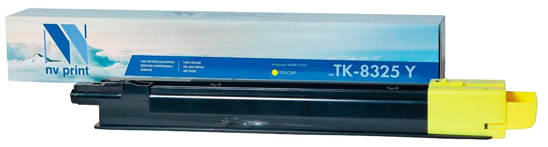 Картридж NV Print TK-8325 Yellow для Kyocera, 12000 стр, желтый