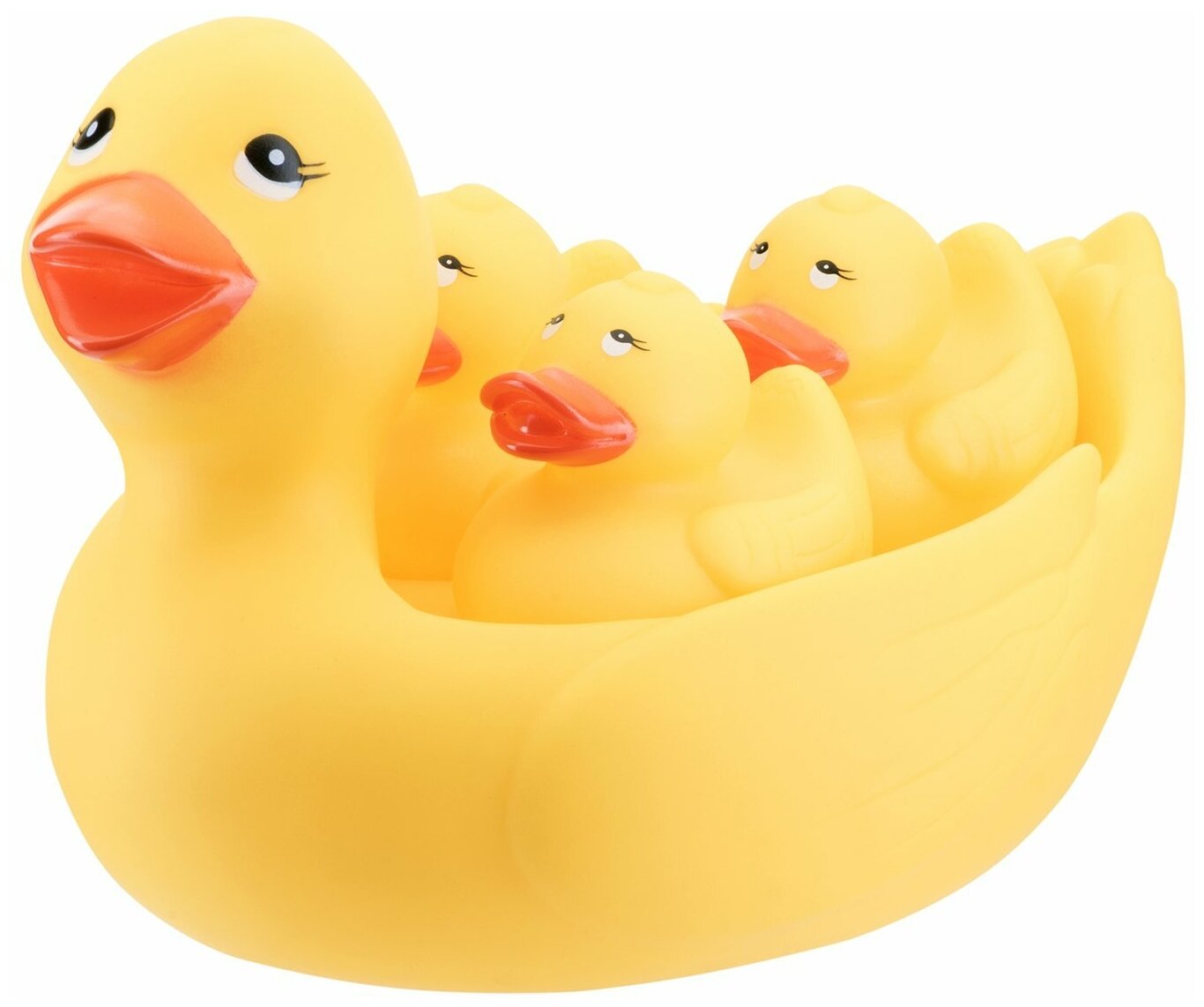Курносики Игрушка для ванны Уточка с утятами 4шт