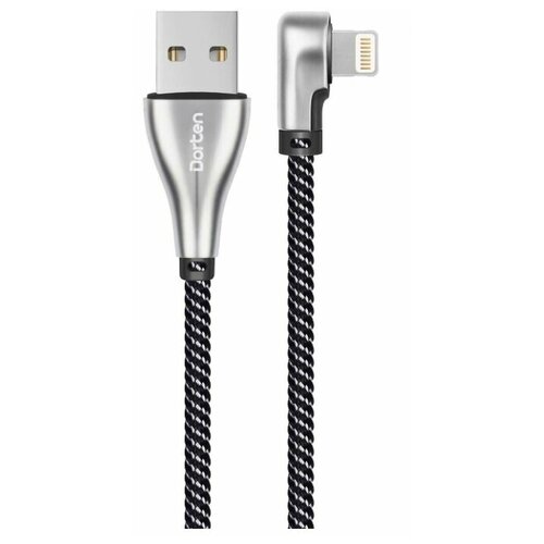 сзу dorten 2usb дата кабель lightning mfi 2 4a white Разъем Dorten USB - Lightning (DN312800), серебристый