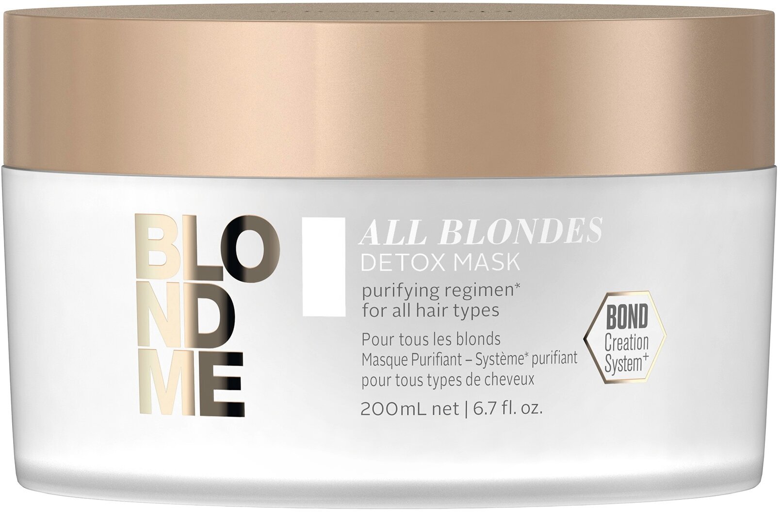 SCHWARZKOPF BLONDME ALL BLONDES DETOX MASK маска детокс для всех типов волос блонд 200 МЛ