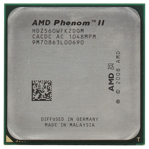 Процессор AMD Phenom II X2 Callisto 560 AM3, 2 x 3300 МГц, OEM процессор amd phenom ii x4 deneb 925 am3 4 x 2800 мгц oem