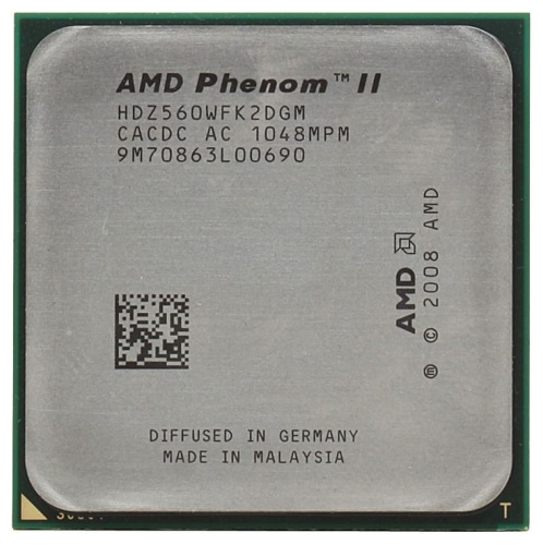 Процессор AMD Phenom II X2 Callisto 560 AM3 2 x 3300 МГц