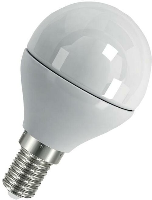 Лампа светодиодная LED 7 Вт E14 4000К 560Лм шарик 220 В (замена 60Вт) | код 4058075579651 | LEDVANCE (7шт. в упак.)