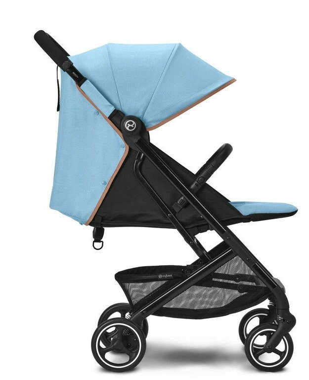 Cybex Beezy 2023 Коляска прогулочная, Beach Blue с бампером и дождевиком