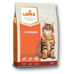 Сухой корм для кошек Lapka с говядиной 350 г - изображение