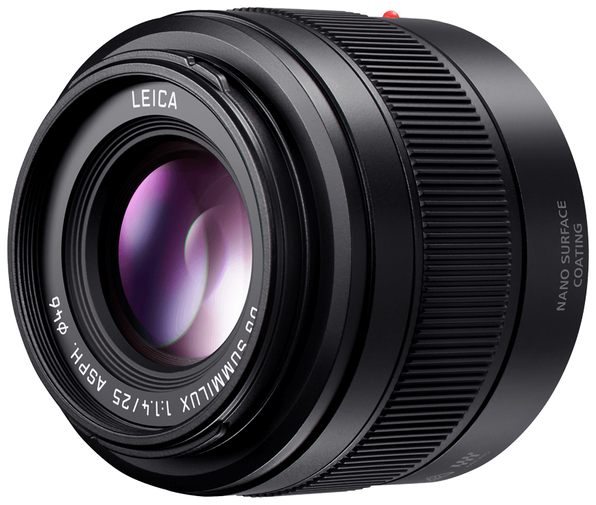 Объектив Panasonic 25mm f/1.4 ASPH Lumix G Leica DG Summilux (H-XA025E), черный