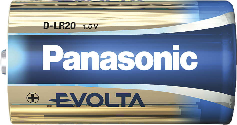 Батарейки Panasonic Evolta D Bli Alkaline, 2 шт. (LR20EGE/2BP) - фото №5