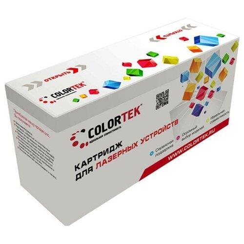 Картридж Colortek CE390A, 10000 стр, черный картридж colortek hp ce505a