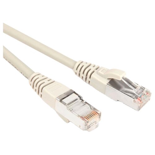 патч корд hyperline pc lpm stp rj45 rj45 c6a 1m lszh gy f utp cat 6a 1 м серый Патч-корд Hyperline PC-LPM-STP-RJ45-RJ45-C5e-1M-LSZH, 1 м, 1 шт., серый