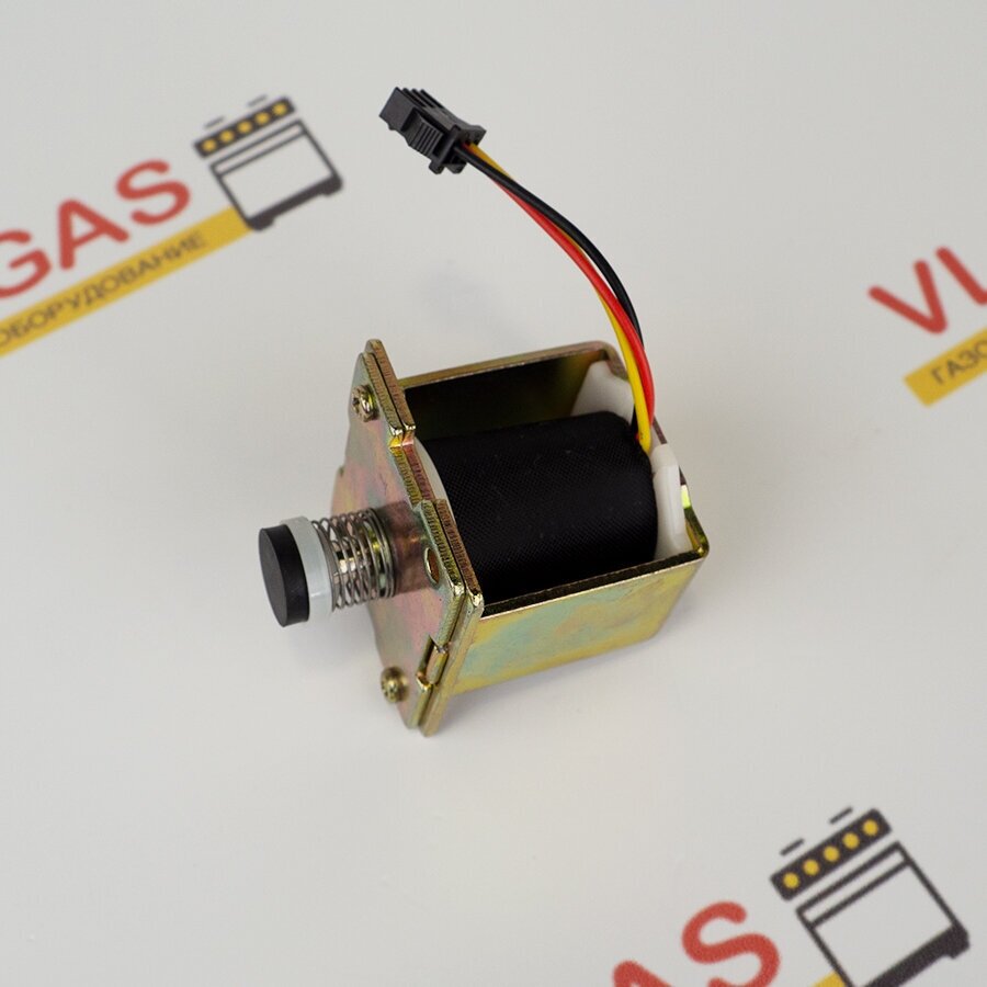 Электромагнитный клапан для газовых колонок автомат 3 контакта (запчасть соленоид катушка)