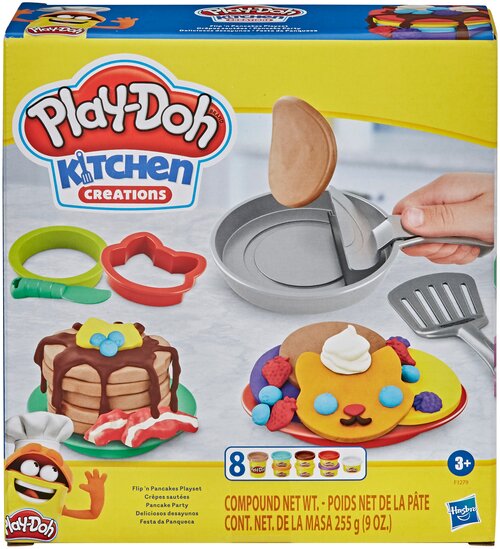 Масса для лепки Play-Doh Блинная вечеринка (F1279) 8 цв.