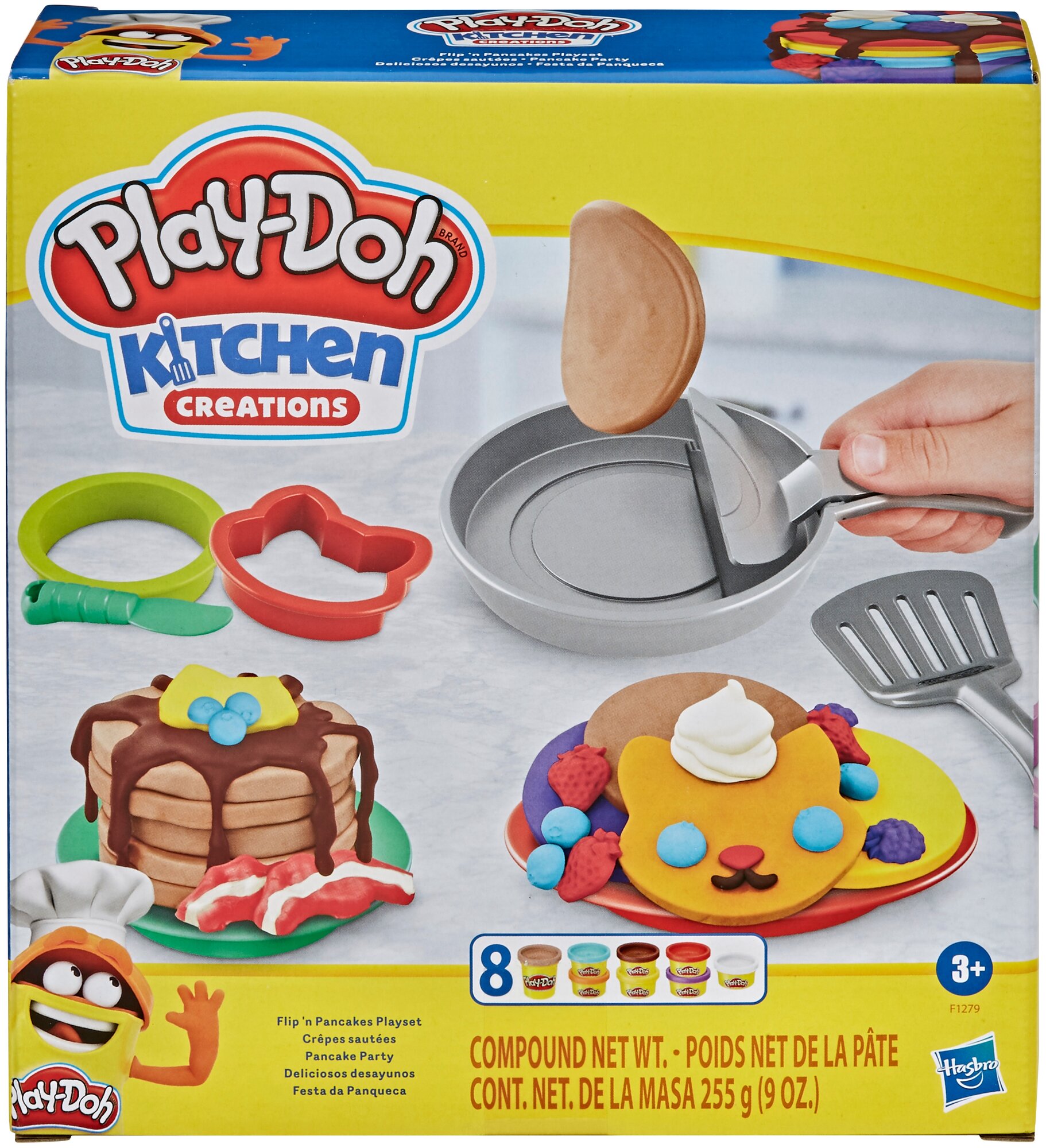Масса для лепки Play-Doh Блинная вечеринка (F1279) 8 цв.