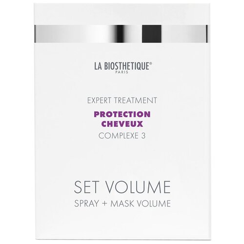 LA BIOSTHETIQUE HairCare Protection Couleur / Набор для глубокого восстановления окрашенных тонких волос Complexe 3 Set Volume, 50 мл + 100 мл