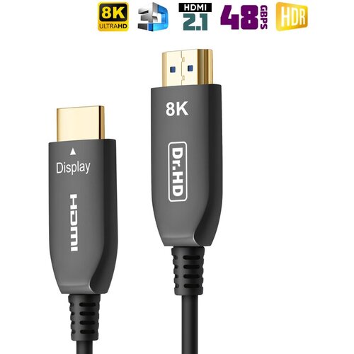 Оптический HDMI кабель DR.HD FC 15 ST 8K hi fi 4k mediaplayer dune hd pro vision 4k solo ultrahd 60 hz 3d hdr hdr10 dolby vision cpu realtek 1619dr ram 4 gb flash 32 gb 1xusb2 0 2xusb3